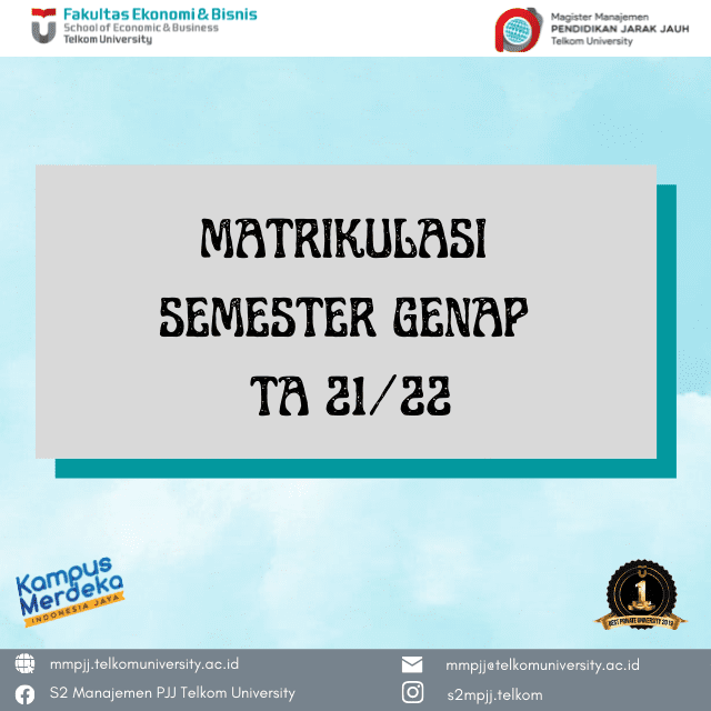 MATRIKULASI SEMESTER GENAP TAHUN AJARAN 2021/2022 MATRIKULASI SEMESTER GENAP TAHUN AJARAN 2021/2022