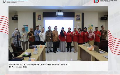 Benchmark PJJ S2 Manajemen Universitas Telkom – FBE Universitas Islam Indonesia (UII)