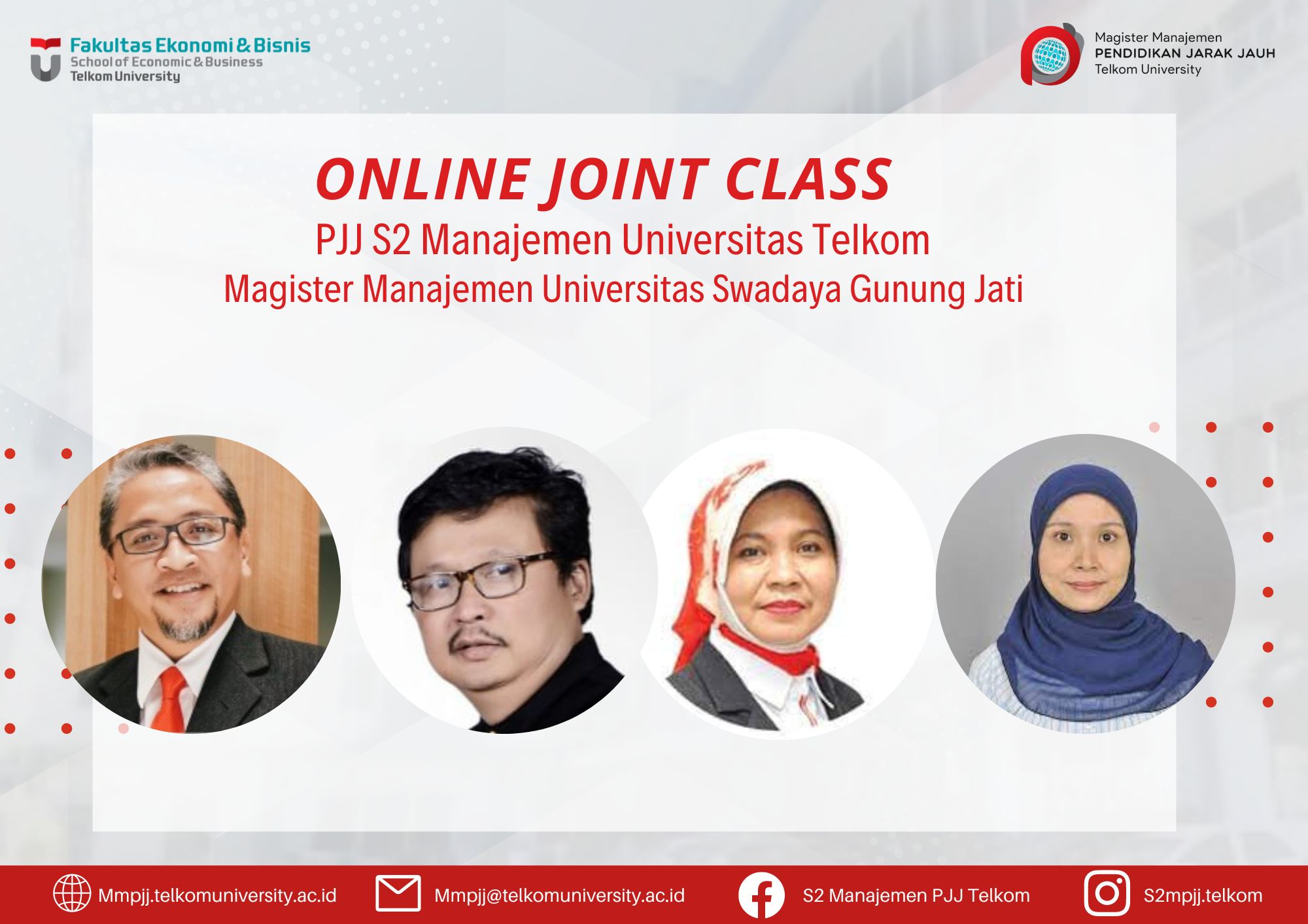 Online Joint Class PJJ S2 Manajemen Tel-U Bersama MM USGJ