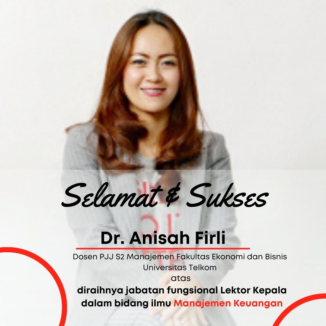 Selamat dan Sukses kepada Dr. Anisah Firli