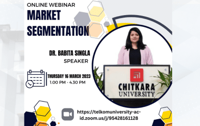 Online webinar Dr. Babita Singla (Market Segmentation) & Dr. Shefali Saluja (Awareness About Digital Frauds)