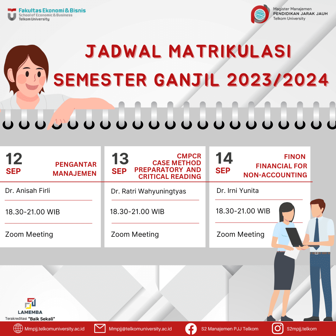 Matrikulasi Mahasiswa Baru Semester Ganjil TA 2023/2024