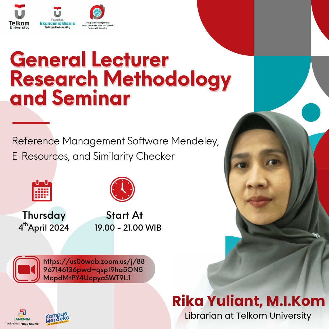 Kuliah Umum Metode Penelitian & Seminar (RMS) Bersama Dosen tamu Rika Yuliant, M.I.Kom