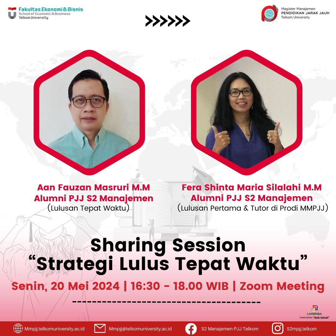 Sharing Session dengan Tema “Strategi Lulus Tepat Waktu”