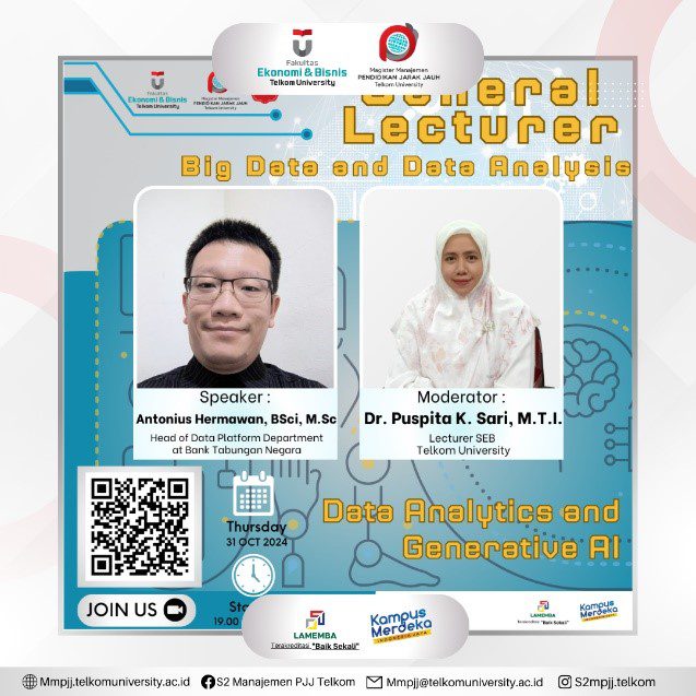 General Lecture “Big Data and Data Analysis : Data Analytics and Generative AI”