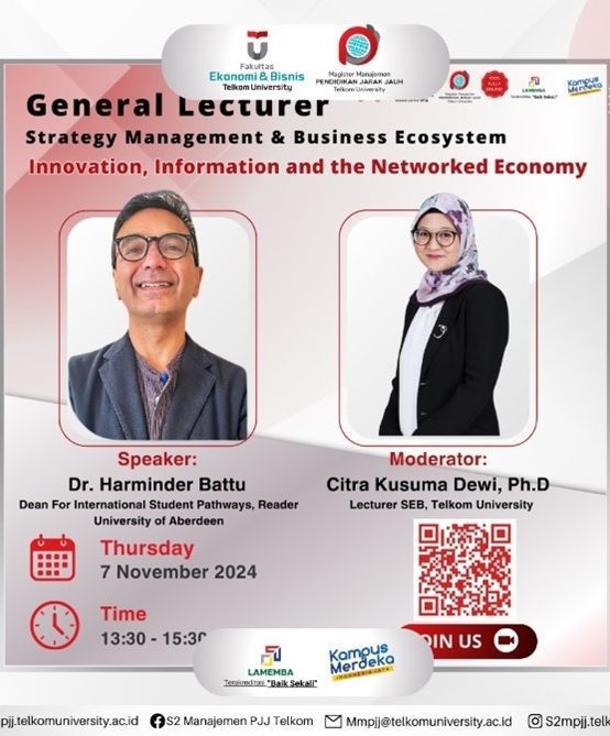 Guest Lecture “Strategy Management & Business Ecosystem : Innovation, Information, and the Networked Economy”