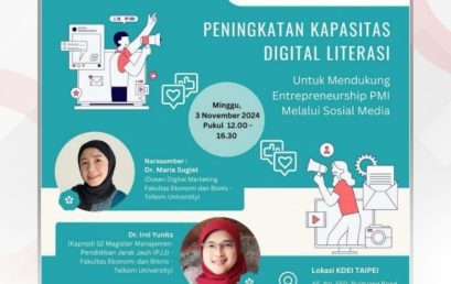 Kerja Sama Pengabdian Masyarakat Internasional Fakultas Ekonomi dan Bisnis Telkom University dengan Kamar Dagang & Ekonomi Indonesia