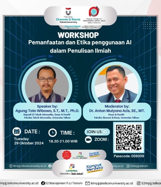 Workshop “Pemanfaatan dan Etika Penggunaan Ai dalam Penugasan Ilmiah”