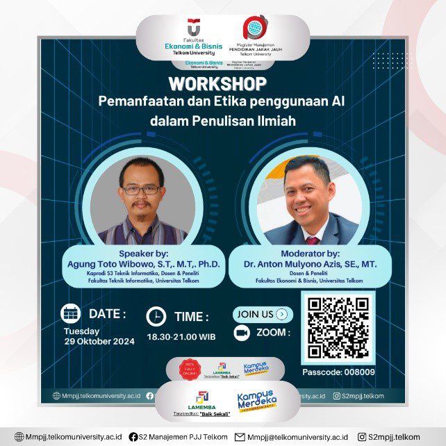 Workshop “Pemanfaatan dan Etika Penggunaan Ai dalam Penugasan Ilmiah”